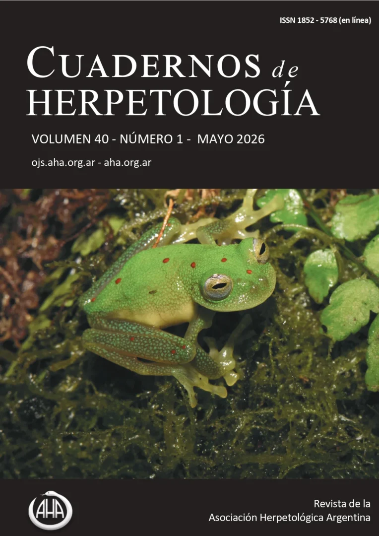 Nuevo Número de Cuadernos de Herpetología 40(1)